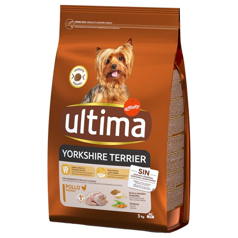 Ultima Yorkshire Terrier Adult Huhn - 3 kg von Affinity Ultima