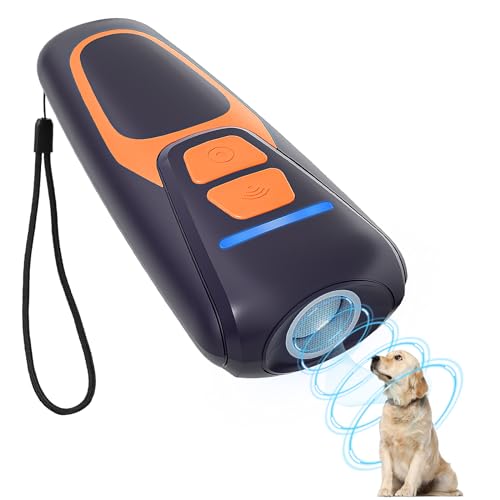 Afoddon Antibell Ultraschall Gerät, Handheld Anti Bell Für Hunde Wiederaufladbare,50FT Reichweite sicher,für Portable Hundetraining & Verhalten Aids Q01 von Afoddon