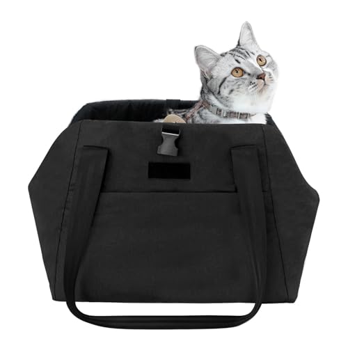 Afurl Beheizte Transportbox für Haustiere, weiche Transportbox für Katzen | Warmer USB-Katzenrucksack mit Heizkissen | Haustiertrage, Sicherheitsschnalle, verstellbare, waschbare Katzentrage für von Afurl