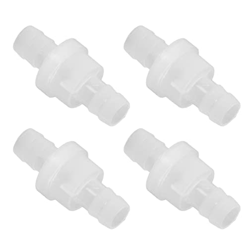 12PCS Aquarium Check Valve, PP Material One Way Barb Hose Inline for Fish Aquarium Food Beverage Chemical Industry Fuel Water Oil Air (10mm) von Agatige