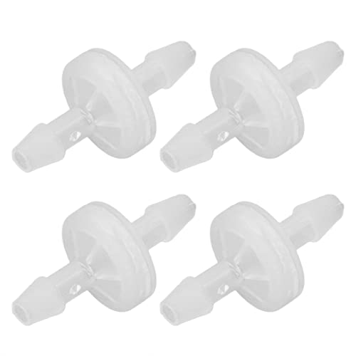 12PCS Aquarium Check Valve, PP Material One Way Barb Hose Inline for Fish Aquarium Food Beverage Chemical Industry Fuel Water Oil Air (5.1mm) von Agatige