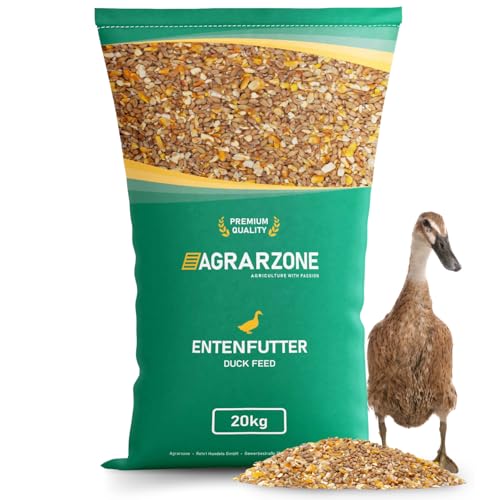 Agrarzone Entenfutter Laufenten 20 kg - Österreichisches Laufenten Futter - 100% Gentechnikfrei & Gereinigt - Körner Futter für Wildenten, Enten & Gänse von Agrarzone