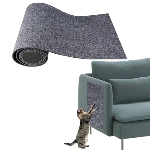 Kratzmatte Katze, 40x200 cm Selbstklebend Kratzteppich Katze Wand,Kratzschutz Sofa Katze, Kratzbrett Katzen kratzschutz,DIY Trimmbarer Teppich Matte Pad Katzenkratzbretter von Agrdeed