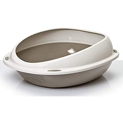 Agrobiothers Shuttle Katzentoilette, oval, mit Rand, 45 x 36 x 15 cm von Aimé