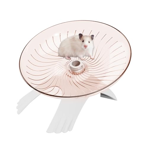 Ahuuen Hamsterrad,Leises Laufrad Für Kleintiere - Klarer Laufspinner Fliegende Untertasse Käfigzubehör Für Kleintiere Mäuse Rennmäuse Einsiedlerkrebs Ahuuen Hamsterrad,Leises Laufrad Für Kleintiere - Klarer Laufspinner Fliegende Untertasse Käfigzubehör Für Kleintiere Mäuse Rennmäuse Einsiedlerkrebs von Ahuuen