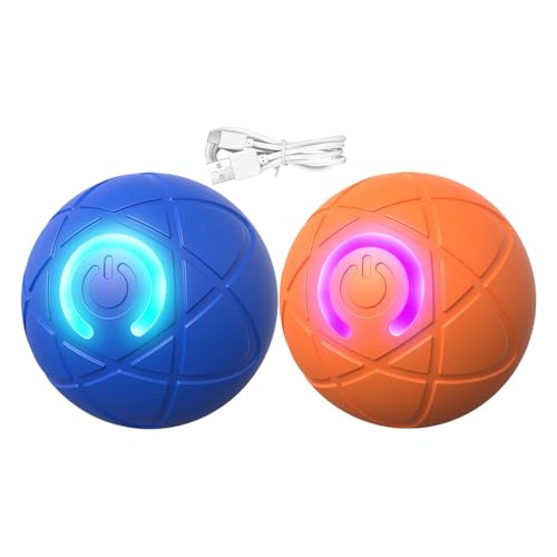 Ahuuen Hundespielzeug Ball Elektrisch | Automatisch Ball Hund Interaktives Hundespielzeug | Interaktiver Spielball Für Hunde | Schüttelnder Interaktiver Spielball | USB Wiederaufladba von Ahuuen