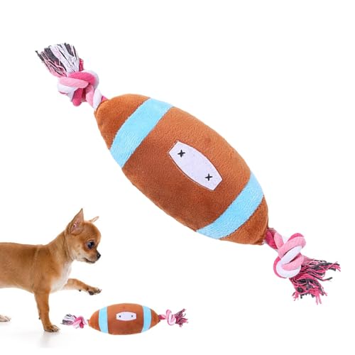 Ahuuen Welpenspielzeug, um sie zu beschäftigen,Hundespielzeug, um sie zu beschäftigen | Hundeplüschspielzeug mit Soundball Hundespielzeug,Sicheres Hundespielzeug mit weichem Ball, Hundespielzeug für von Ahuuen