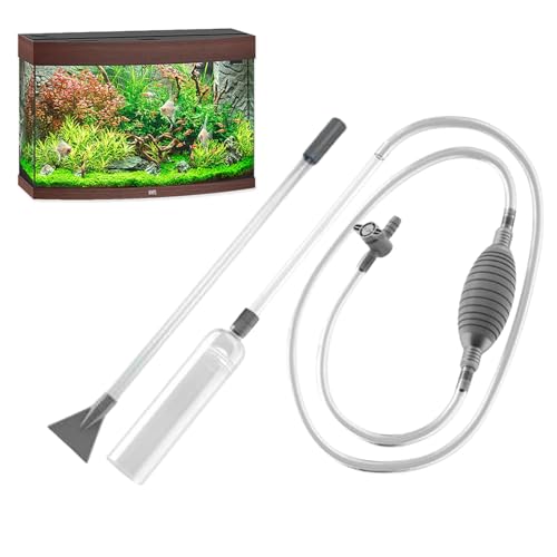 Aibyks Aquarium-Staubsauger, Aquarium-Staubsauger-Kiesreiniger - 2-in-1-Kiessauger für Aquarien,9,84 Fuß Schlauch, Haushalts-Schnellpumpen-Wasserwechsler für Aquarien, Einstellbarer Wasserdurchfluss von Aibyks