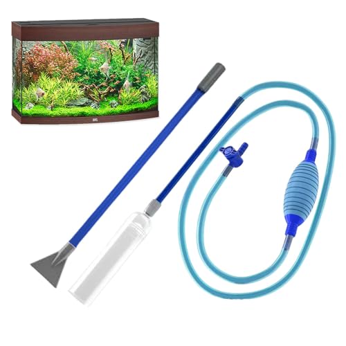 Aibyks Aquarium-Staubsauger, Kiesreiniger, Aquarium-Staubsauger | 2-in-1-Siphonpumpe für Aquarien | 9,84 Fuß Schlauch, Haushalts-Schnellpumpen-Wasserwechsler für Aquarien, Einstellbarer von Aibyks