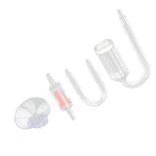 Aibyks CO2-System für Aquarien, CO2-Aquarium-Set,CO2-Diffusor-Set aus Glas | Komplettset für Aquarien, effizientes Bubbler-System für Aquarienpflanzen von Aibyks