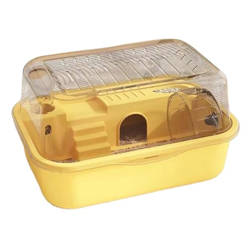 Aibyks Hamsterkäfig, Hamsterhaus | 35x25cm/13,78x9,84 Zoll Doppelschichtmäuse Lebensraum | Anti-Eskape-Gehäuse Hamster Villa, Pet Safety Cage für Hedgehog-Rennmäuse Hamster von Aibyks