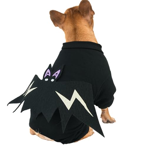 Aibyks Haustierkatzen-Fledermausflügel,Hunde-Halloween-Kostüm-Fledermaus | Welpen-Cosplay-Fledermaus-Kostüm, leuchtet im Dunkeln | Süßes, atmungsaktives Welpen-Katzenkostüm für Katzen von Aibyks