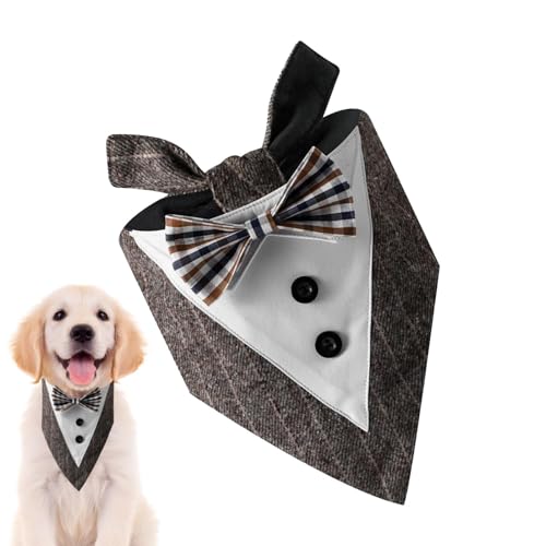 Aibyks Hundehalstücher Junge, Hundehalstuch für kleine Hunde | Kleines Hunde-Bandana, modische Hunde-Urlaubs-Bandanas | Hundezubehör, trendiges Haustier-Dreieckstuch für Partys, Hochzeiten, Fotografie von Aibyks