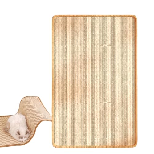 Aibyks Katzenkratzmatte für Hauskatzen, Katzenkratzmatte | rutschfeste Sisal-Katzenmatte für Sofa, Bett, Stuhl, Schreibtischbeine,Natürliche Sisal-Katzenkratzmatten, Kratzmatte, Katzenkratzpads, 30 x von Aibyks