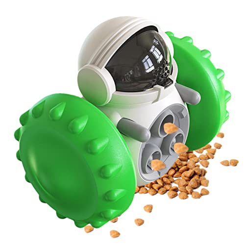 Aibyks Pet Toy Tumbler – Interaktives Futterspielzeug Für Hund Und Katze | 4 Farben Pet Slow Feeder Interactive Tumbler | Leckerli-Roboter-Puzzle-Spielzeug Lernspielzeug Für Hunde Und Katzen von Aibyks