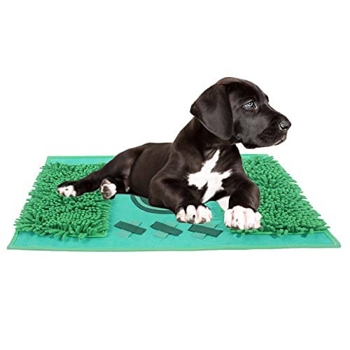 Aibyks Slow-Food-Pad, Tragbare Hundespielmatte Schnüffel-Trainingspad, Nahrungssuche-Puzzle-Anreicherungsspielzeug für große, kleine und mittelgroße Haustiere von Aibyks