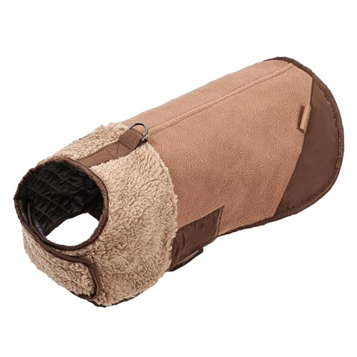 Aibyks Wintermantel für Hunde, Hundekleidung - Mit Baumwolle gefütterte Hundejacke - Gemütliche Schneeweste für Haustiere, wendbarer Hundemantel, warmes Winter-Welpen-Outfit für Spaziergänge, Reisen von Aibyks