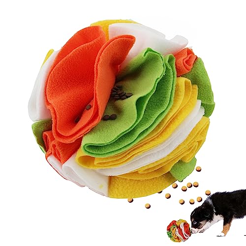 AiduduPet Schnüffelball-Spielzeug für Hunde fördert die Futtersuche, interaktives Welpenspielzeug gegen Langeweile, waschbares Schnüffelball-Spielzeug, Hunde-Puzzle-Ball, Stimulationsspielzeug von AiduduPet