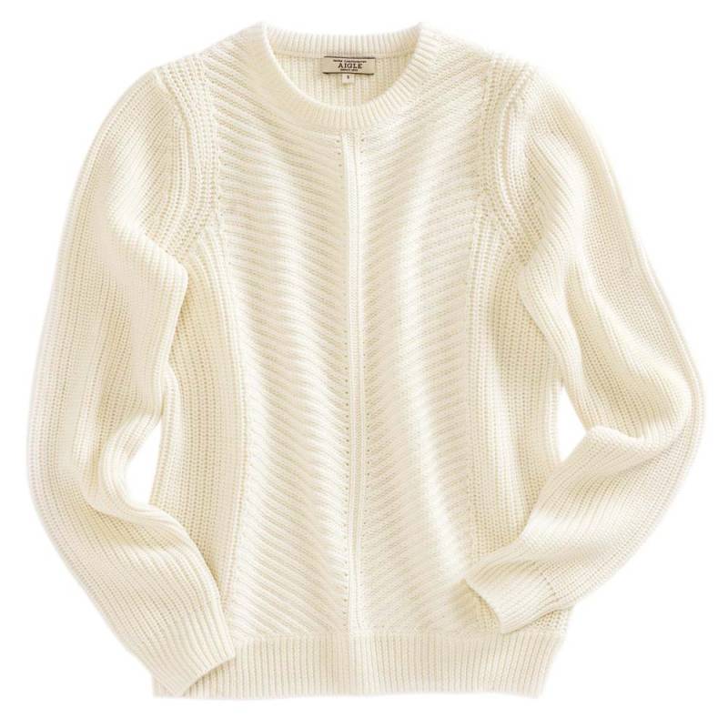 Aigle Damen Pullover Ribywooly offwhite, Gr. L von Aigle