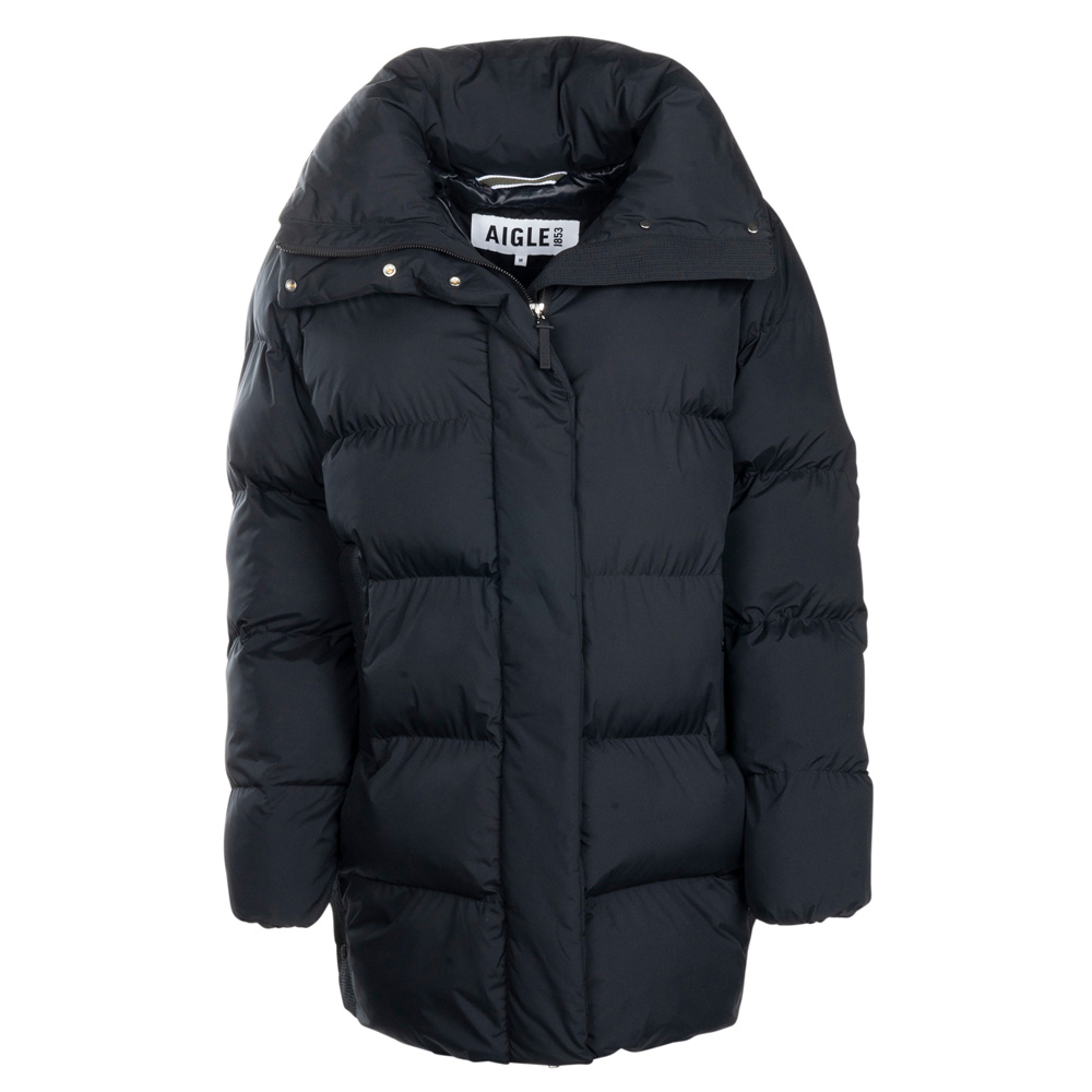 Aigle Damen Winterparka AIW24WOUI007 noir, Gr. L von Aigle