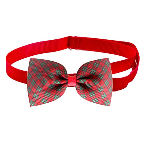 Ailan Hundehalsbänder Fliege Hals Mode Plaid Halskette Haustiere Gurtband Dekoration Schnalle Band Welpen Katzen Weihnachtsfeier, Typ 4 von Ailan