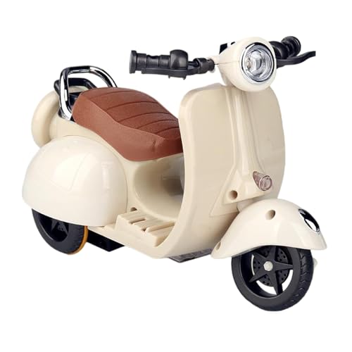 Ailan Rotierendes und auffälliges Spielzeugauto aus ABS für langlebige Struktur, simuliertes elektrisches Motorrad, Spielzeug Hamster Stunt Motorrad, Beige von Ailan