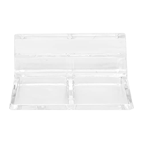 Aquarium-Glasabdeckungshalter, Regalstützklemme, Zubehör, 20 Stück für Aquarien, Transparent (8mm) von Ailgely