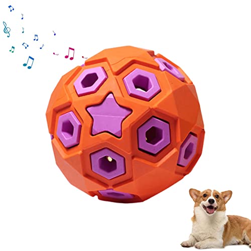 Ailopta Bälle für Hunde | Quietschende Welpenbälle | Kauspielzeug für Haustiere zur Zahnreinigung und Training, Hundespielzeug für aggressives Kauen von Ailopta