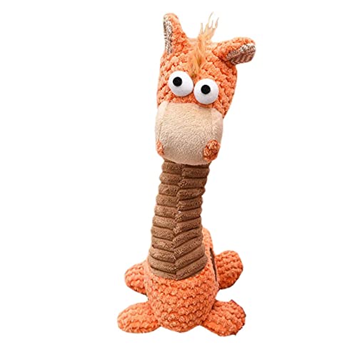 Ailopta Quietschendes Hundespielzeug Giraffe - Giraffe Dog Quietschendes Interaktives Spielzeug - Hündchenspielzeug, lustiges quietschendes Hundespielzeug, Kauspielzeug für kleine, mittelgroße Hunde von Ailopta