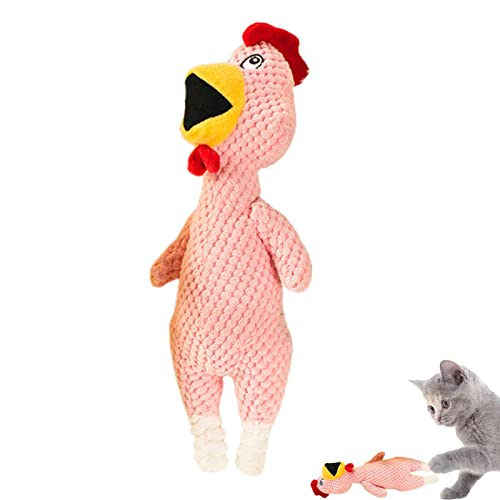 Ailopta Quietscher Hundespielzeug | Langlebiges Plüschtier Kauspielzeug für Hunde mit Quietscher | Self Play Dog Squeeze Toy für zahnärztliches Beißen, um langweilige Zeit zu reduzieren von Ailopta