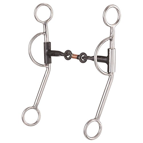 Aime Imports Western SS Dogbone Ring Short Double Rein Bit von Aime Imports