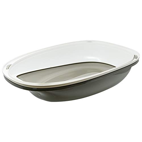 Aimé Agrobiothers Shuttle Katzentoilette, oval, mit Rand, 57 x 40 x 19 cm von Aimé