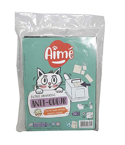 Aime Anti-Geruchsfilter für Katzentoiletten, 3 Stück von Aime