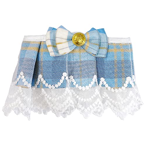 Aimondow Hund Katze Bandana, Niedliche Fliege Katze Hundehalsband, Weich Verstellbar Bandana für Kleine Katze und Hund, Katze Hund Spitze Latzschal, Haustiere Bandana Zubehör (Blau) von Aimondow