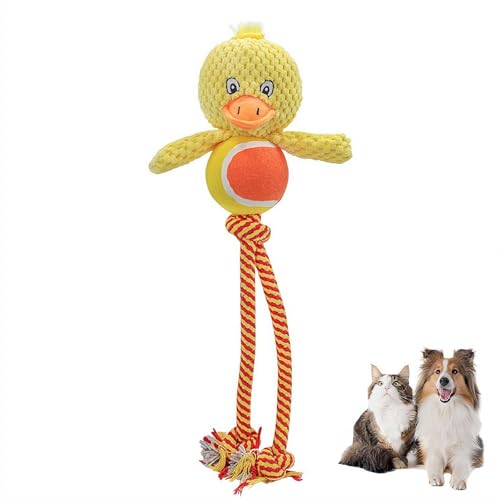 Ainiupi Rope Dog Toys for Aggressive Chewers, Tug of War Dog Toys for Boredom, Interactive Dog Toys to Keep Them Busy, Plush Squeaky Dog Toys for Small Medium Large Dogs von Ainiupi