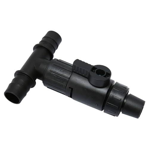 Airshi Aquarium-Wasserwechsler-Wasserhahn-Adapter, Wasserhahn-Düsenanschlüsse, Einstellbares Wasservolumen, Langlebige Korrosionsbeständigkeit, 3-Wege für die Tägliche Wartung (16MM) von Airshi