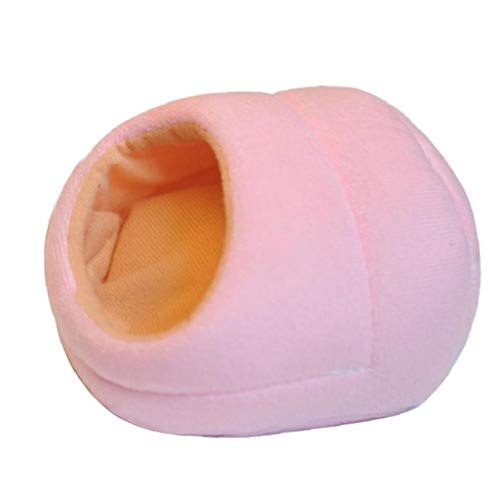 Aisoway Hamster Winter-Nest Slipper Bett Kleintier Warm Kleine Ratte Maus Käfig Spielzeughaus Für Hamster Zubehör von Aisoway