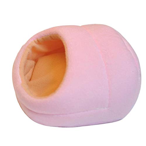 Aisoway Hamster Winter-Nest Slipper Bett Kleintier Warm Kleine Ratte Maus Käfig Spielzeughaus Für Hamster Zubehör von Aisoway