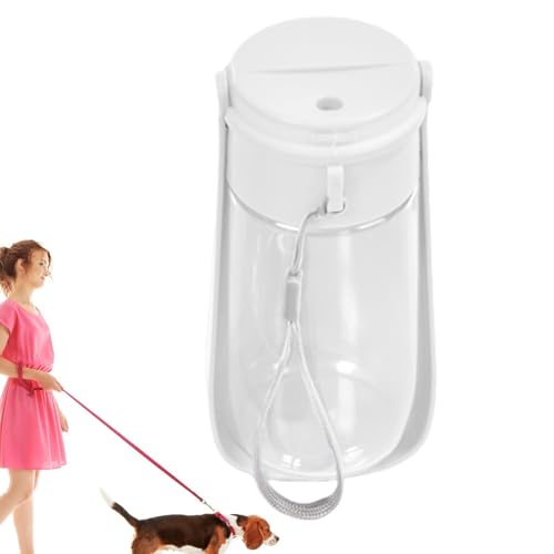 Haustier-Wasserflaschen für Hunde, Wasserspender für Hunde,450 ml Trinknapfspender für Haustiere | Auslaufsichere tragbare Hundewasserflasche, Haustier-Hundefutterflasche zum Laufen von Aisyrain
