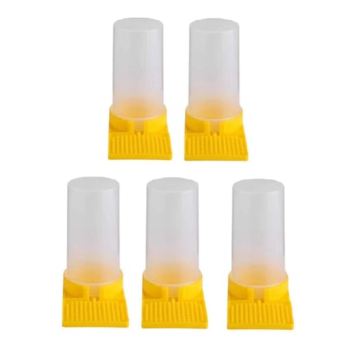 Aiwjeakh Bienen-Futterspender, Honey Point-Wasser-Futterspender, Bienenstock-Eingangs-Futterspender, Imkerei-Werkzeuge (5er-Pack) von Aiwjeakh