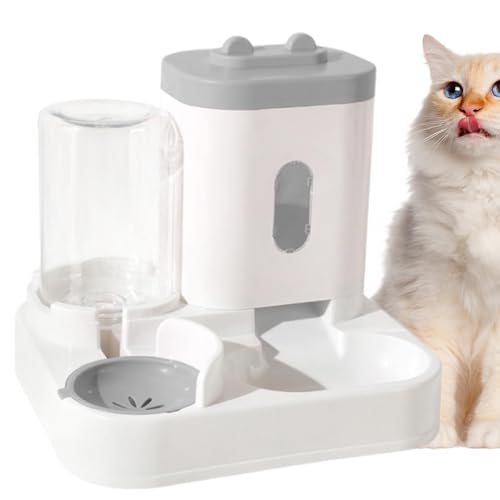 Aizuoni Automatischer Wasserspender Katzen, Automatischer Futterspender Katze, Futterspender Für Hunde, Automatischer Futterspender Für Haustiere, Futterspender Für Katzen, Futterspender Für Hunde von Aizuoni