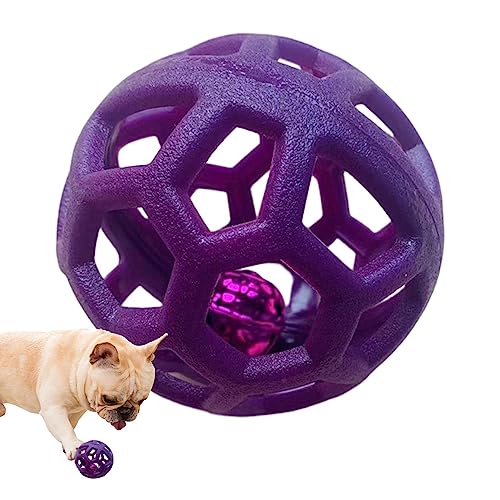 Aizuoni Haustierglockenball - Exquisites Tragbares -Ball-Welpenspielzeug,Flexibles Balljagdspiel, Interaktive Katzenspielzeu,Haustier Bell Ball,Kleine Katze Teaser Ball von Aizuoni