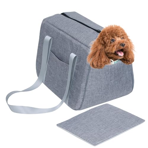 Aizuoni Haustiertragetasche, Hundetragetasche | Umhängetasche für Hunde und Katzen, atmungsaktive Handtasche - Kleine Sicherheitstrage für Welpen und Kätzchen zum Reisen und Einkaufen von Aizuoni