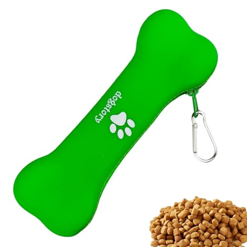 Aizuoni Hunde-Leckerli-Trainingsbeutel,Hunde-Leckerli-Beutel für das Training,Training-Leckerli-Tasche für Hunde mit Karabiner | Tragbare Hundeleckerlitasche für Camping, Snacktasche mit von Aizuoni