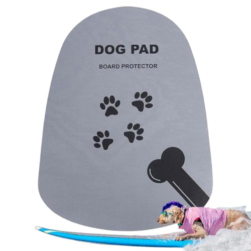 Aizuoni Hunde-Paddleboard-Pad, Haustier-Surf-Traktionspad - Hunde-Traktionspad für Kajak - Reisefreundliches, rutschfestes Traktionspad für Kajak-Paddelboard-Bodenmatte, Deckmatte von Aizuoni