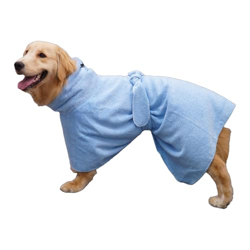 Aizuoni Hundebademantel, saugfähiger Hundebademantel | Saugfähiger Bademantel, bequemes Handtuch für Hunde,Maschinenwaschbares Badetuch für kleine bis große Hunde zum Baden, Fellpflege und Schwimmen von Aizuoni