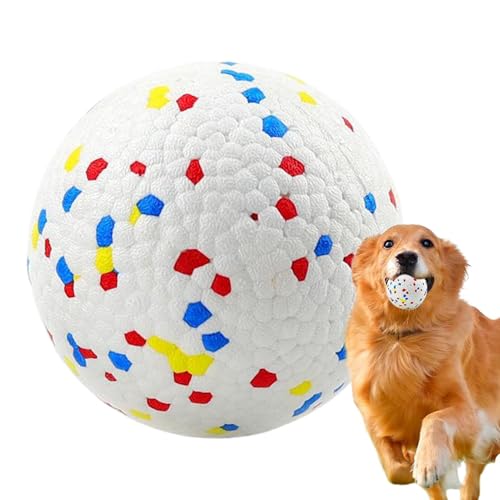 Aizuoni Hundeball Unzerstörbar, Hundespielzeug Ball, Kaubälle Für Hunde, Unzerstörbarer Kau-Hüpfball, Puzzle-Spielzeug, Interaktive Tennisbälle Für Kleine Tiere, Welpen, Aggressive Kauer von Aizuoni