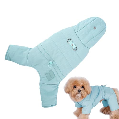 Aizuoni Kleine Hundejacke,Hundewintermantel | Hunde-Fleece-Hoodie Wasserdichter Hunde-Hoodie | Warme Hundejacke, verdickte Winter-Haustierkleidung für den und Winter von Aizuoni