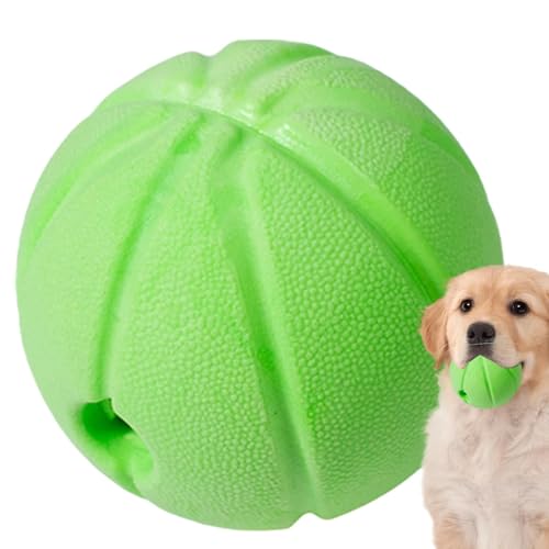 Aizuoni Leckerliball für Hunde, Hundeball-Leckerli-Spender - Aggressives Kauspielzeug für Hunde,Leckerli-Spender-Puzzlespielzeug, Quietschspielzeug für Hunde, Leckerli-Spenderspielzeug, interaktives von Aizuoni