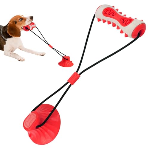 Aizuoni Zahnungsspielzeug für Welpen,Welpenspielzeug zum Zahnen | Stabile Kauspielzeuge für Welpen mit starker Saugbasis,Knochenstabförmiges, multifunktionales, bissfestes Hundespielzeug für Katzen, von Aizuoni